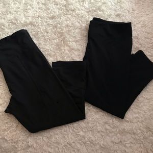 Crop Black Gym Leggings Bundle